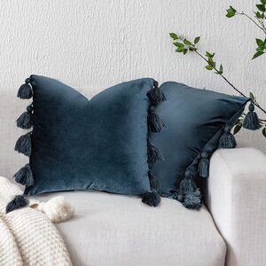 DriftAway Boho Throw Pillow Covers Modern Farmhouse Decorative Home Cushion Velv